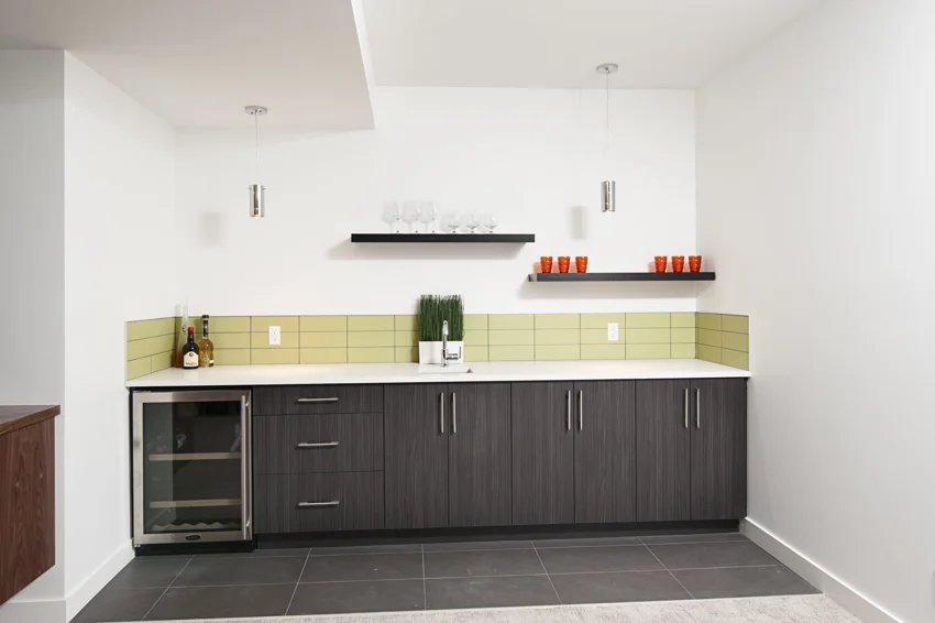Basement shown on Ryan's Remodeling website