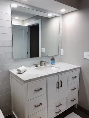 Bathroom shown on Ryan's Remodeling website